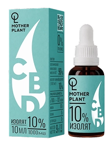 Флакон CBD масла 10% с пипеткой